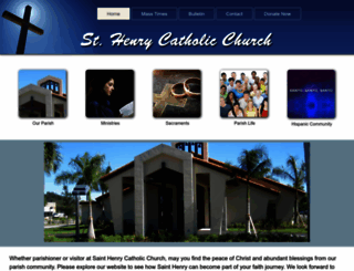 sainthenrys.org screenshot