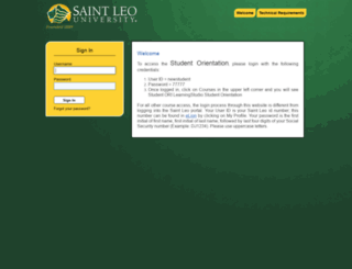 saintleo.learningstudio.com screenshot