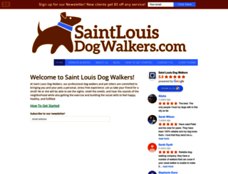 saintlouisdogwalkers.com screenshot