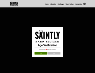 saintlyhardseltzer.com screenshot