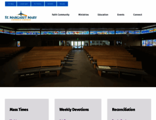 saintmargaretmary.org screenshot