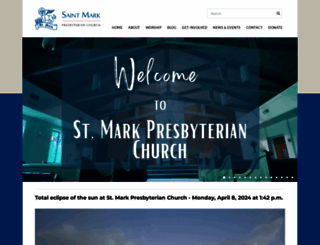 saintmarkchurch.org screenshot