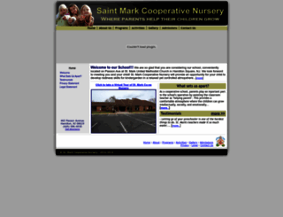 saintmarkcooperativenursery.com screenshot