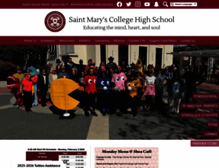 saintmaryschs.org screenshot