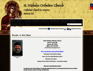 saintnicholasburton.org screenshot