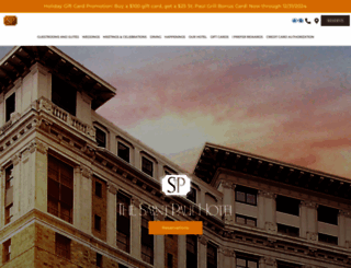 saintpaulhotel.com screenshot