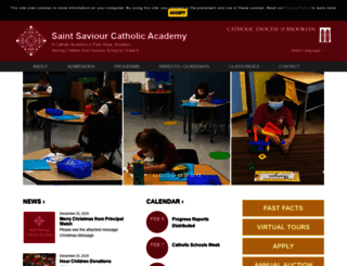 saintsaviourcatholicacademy.org screenshot