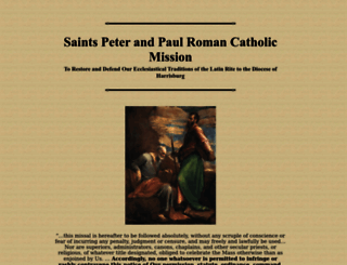 saintspeterandpaulrcm.com screenshot