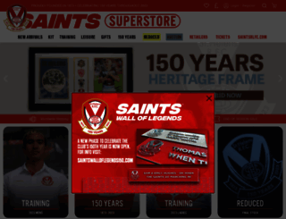 saintssuperstore.com screenshot