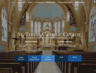 saintteresahutchinson.com screenshot