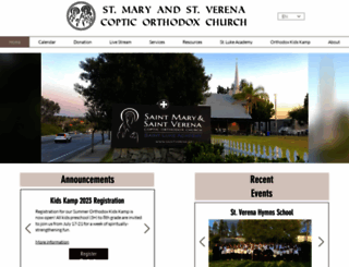 saintverena.org screenshot