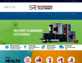 sairamanaelectronics.com screenshot