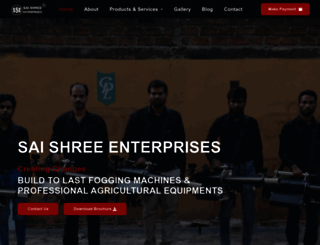 saishreeenterprises.in screenshot