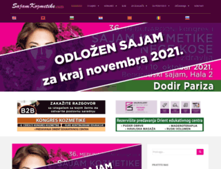 sajamkozmetike.com screenshot