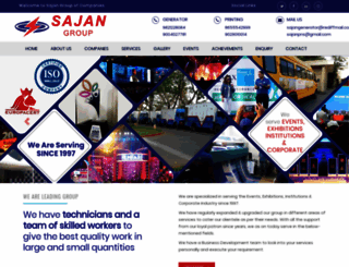 sajangroup.co.in screenshot