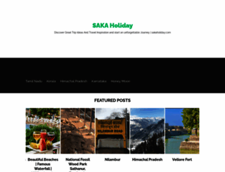 sakaholiday.com screenshot