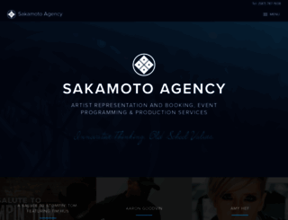 sakamotoagency.com screenshot