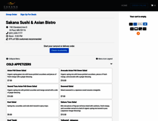 sakana.menufy.com screenshot