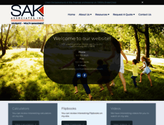 sakassociatesinc.com screenshot