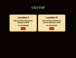 sakebakissimmee.com screenshot
