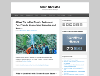 sakinshrestha.com screenshot