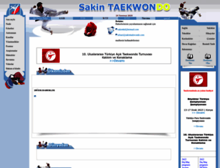 sakintaekwondo.com screenshot