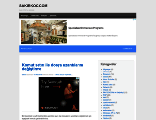 sakirkoc.com screenshot