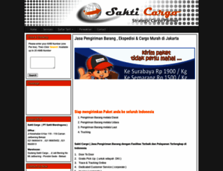 sakticargo.com screenshot