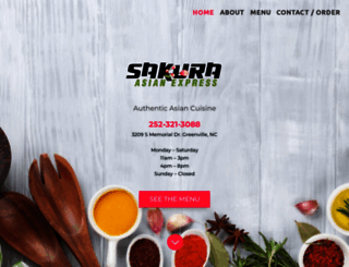 sakuraasianexpress.com screenshot
