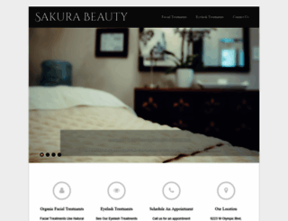 sakurabeauty.net screenshot