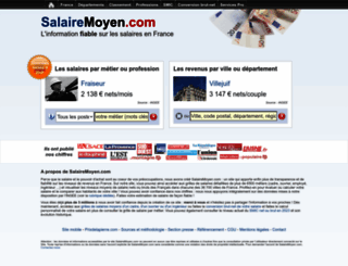 salairemoyen.com screenshot