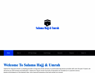 salamaforhajj.com screenshot