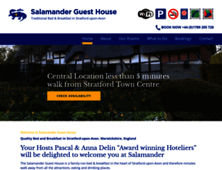 salamanderguesthouse.co.uk screenshot