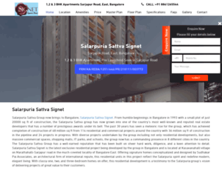 salarpuriasattvasignet.net.in screenshot
