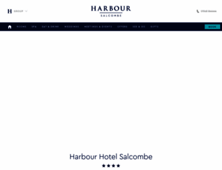 salcombe-harbour-hotel.co.uk screenshot