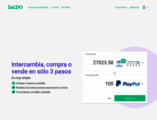 saldo.com.ar screenshot