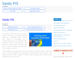 saldopis.com.br screenshot