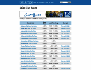 sale-tax.com screenshot