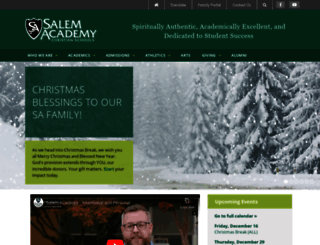 salemacademy.org screenshot