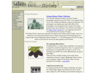 salemhistory.net screenshot