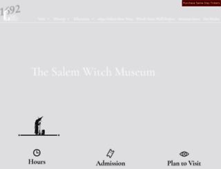 salemwitchmuseum.com screenshot