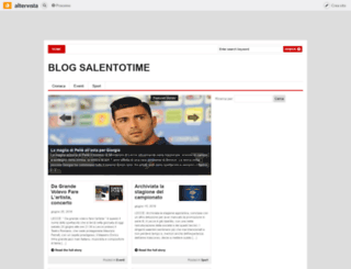 salentotime.altervista.org screenshot