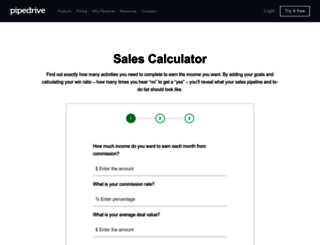 salescalculators.com screenshot