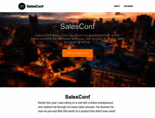 salesconf.com screenshot