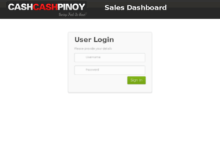 salesdashboard.cashcashpinoy.com screenshot