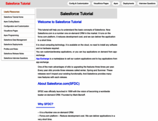 salesforcetutorial.com screenshot