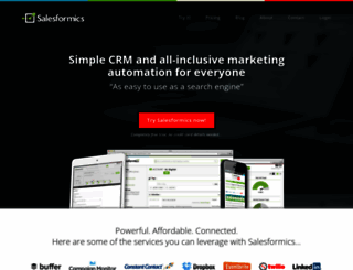 salesformics.com screenshot