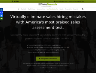 salesgenomix.com screenshot