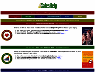 saleshelp.com screenshot