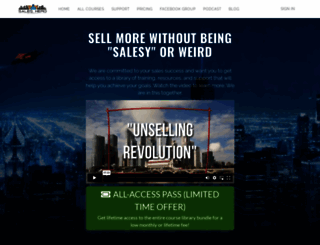 salesheroacademy.com screenshot